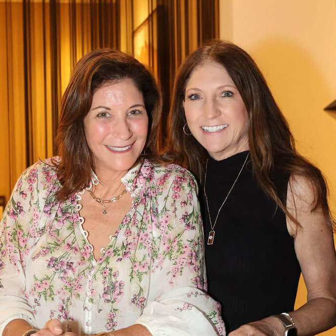Heidi Monkarsh and Jessica Sneider standing together at Maaleh Hayim