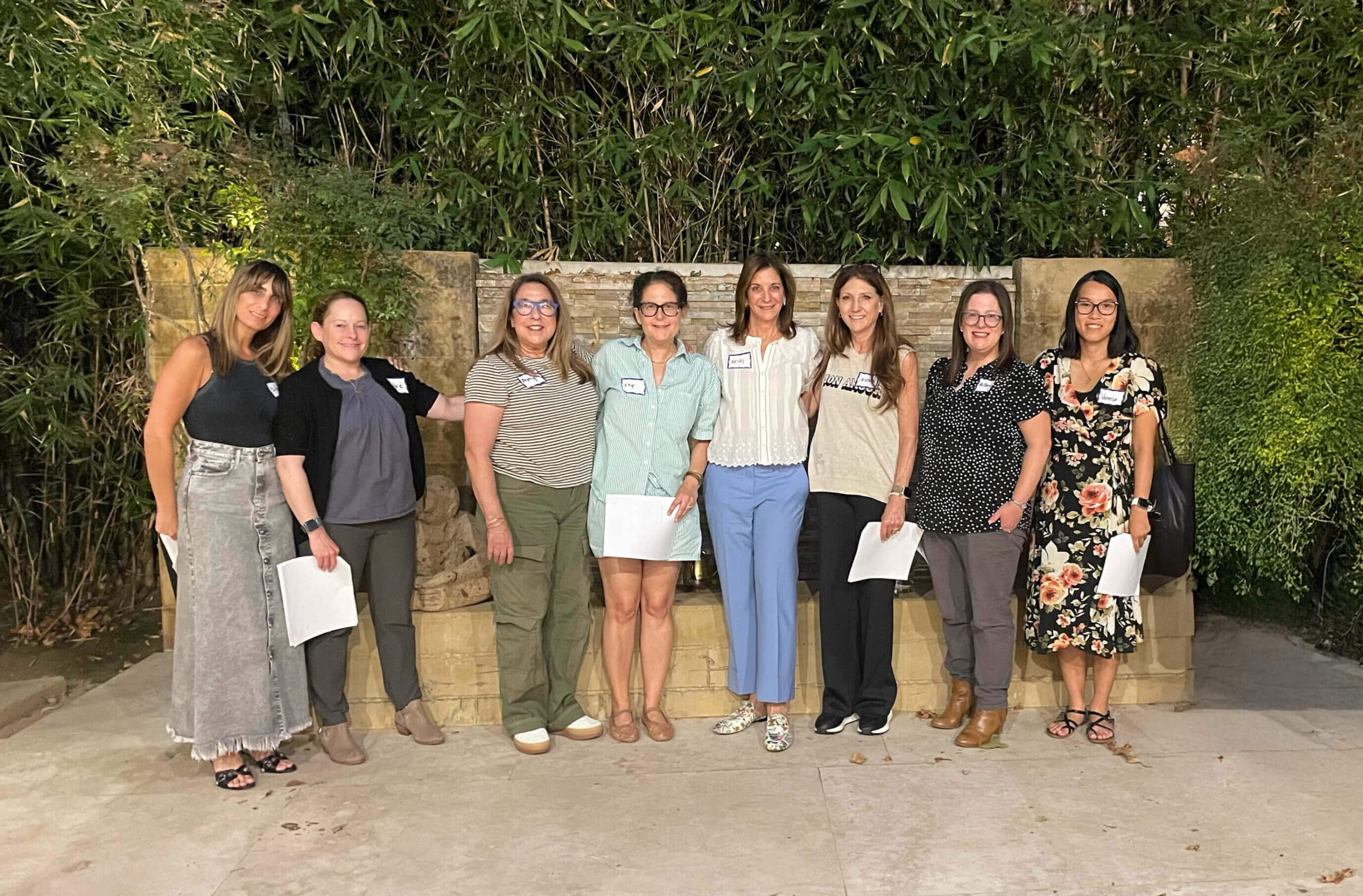 Group gathered together outdoors at Maaleh Hayim